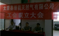 热烈庆祝太康县龙8头号玩家天然气有限公司成立工会