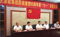 龙8头号玩家集团召开庆祝建党95周年暨“七一”表彰大会