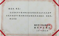 热烈祝贺龙8头号玩家集团董事长张龙义 再次担任重庆市工商联（总商会）副会长